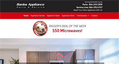 Desktop Screenshot of banksappliance.com